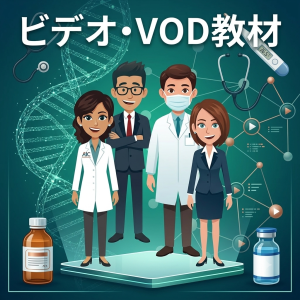 【アニメーションセミナービデオ】社内教育用ビデオ教材「医薬品・医療機器製造におけるプロセスバリデーション（全6回）」
