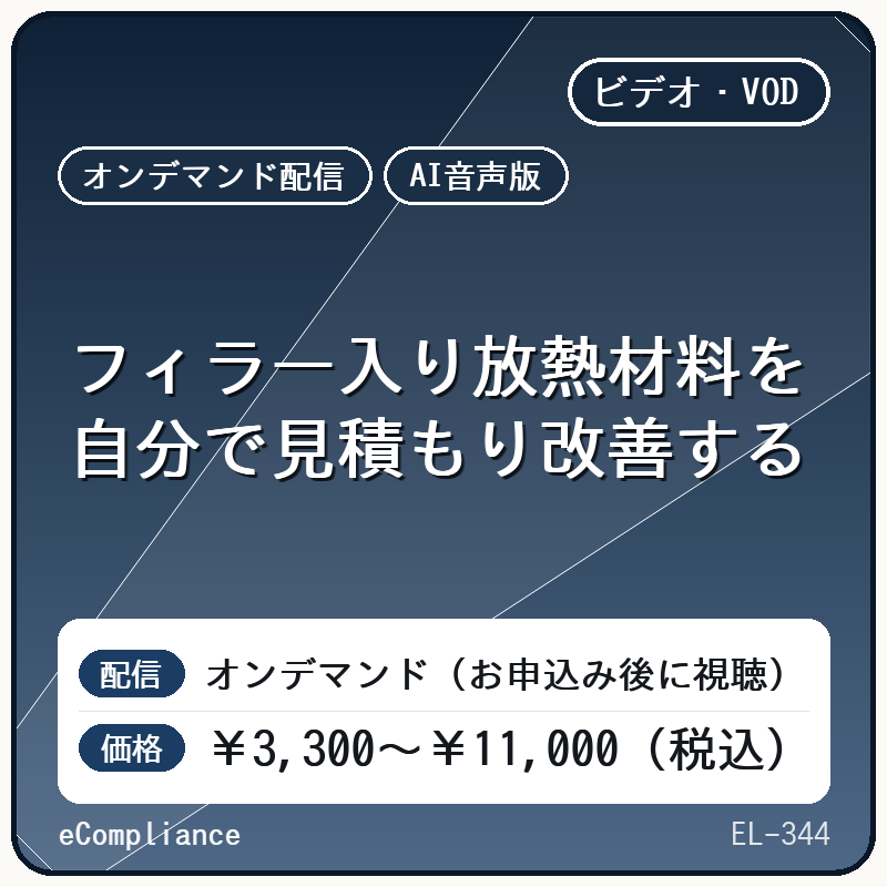 【AI音声版】フィラー入り放熱材料を自分で見積もり改善する